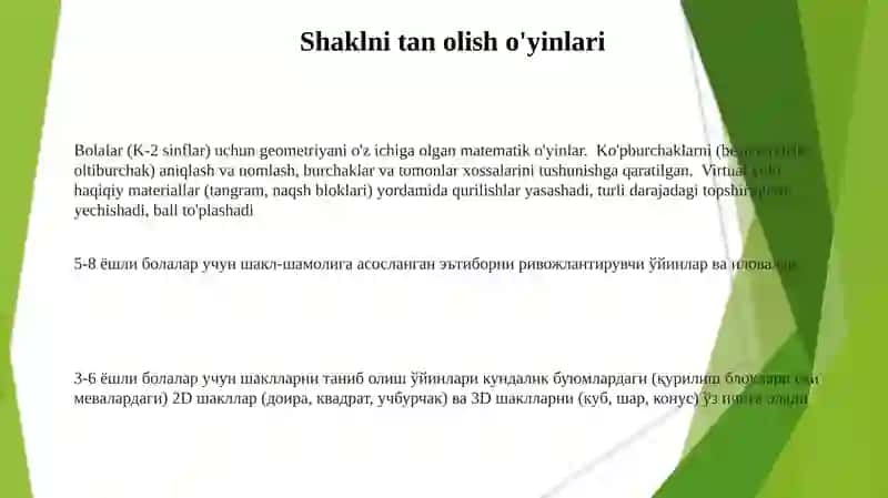 Geometriya O'yinlari Ko'pligi 3