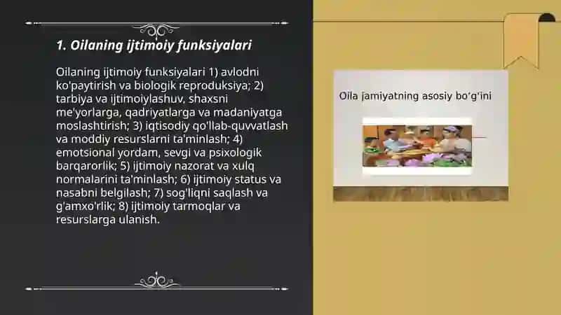 Oilaning ijtimoiy funksiyalari 3