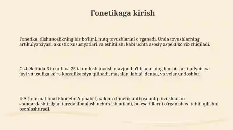 Fonetika haqida umumiy malumot 3