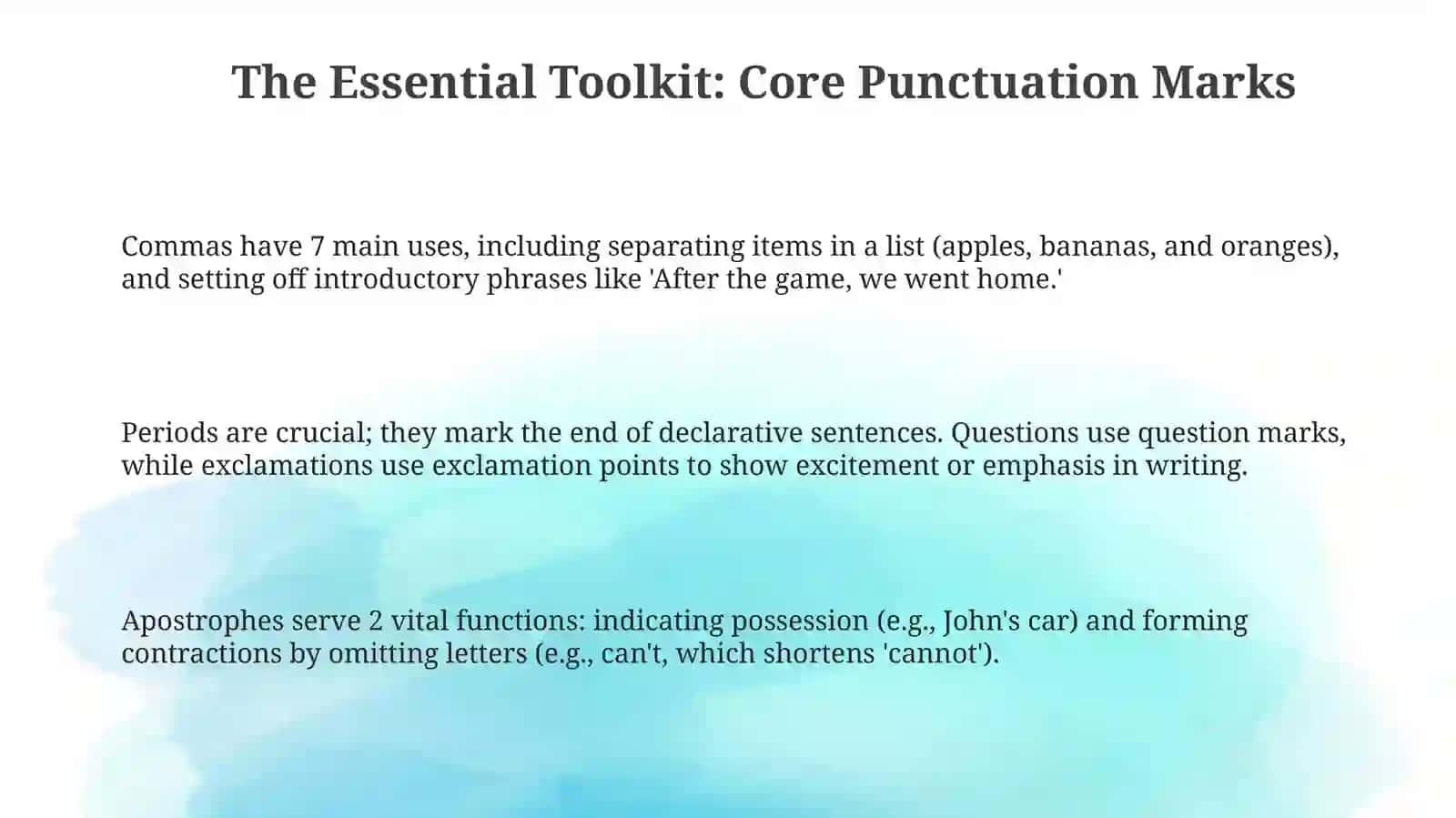 Punctuation Powerhouse: Mastering the Essentials 3