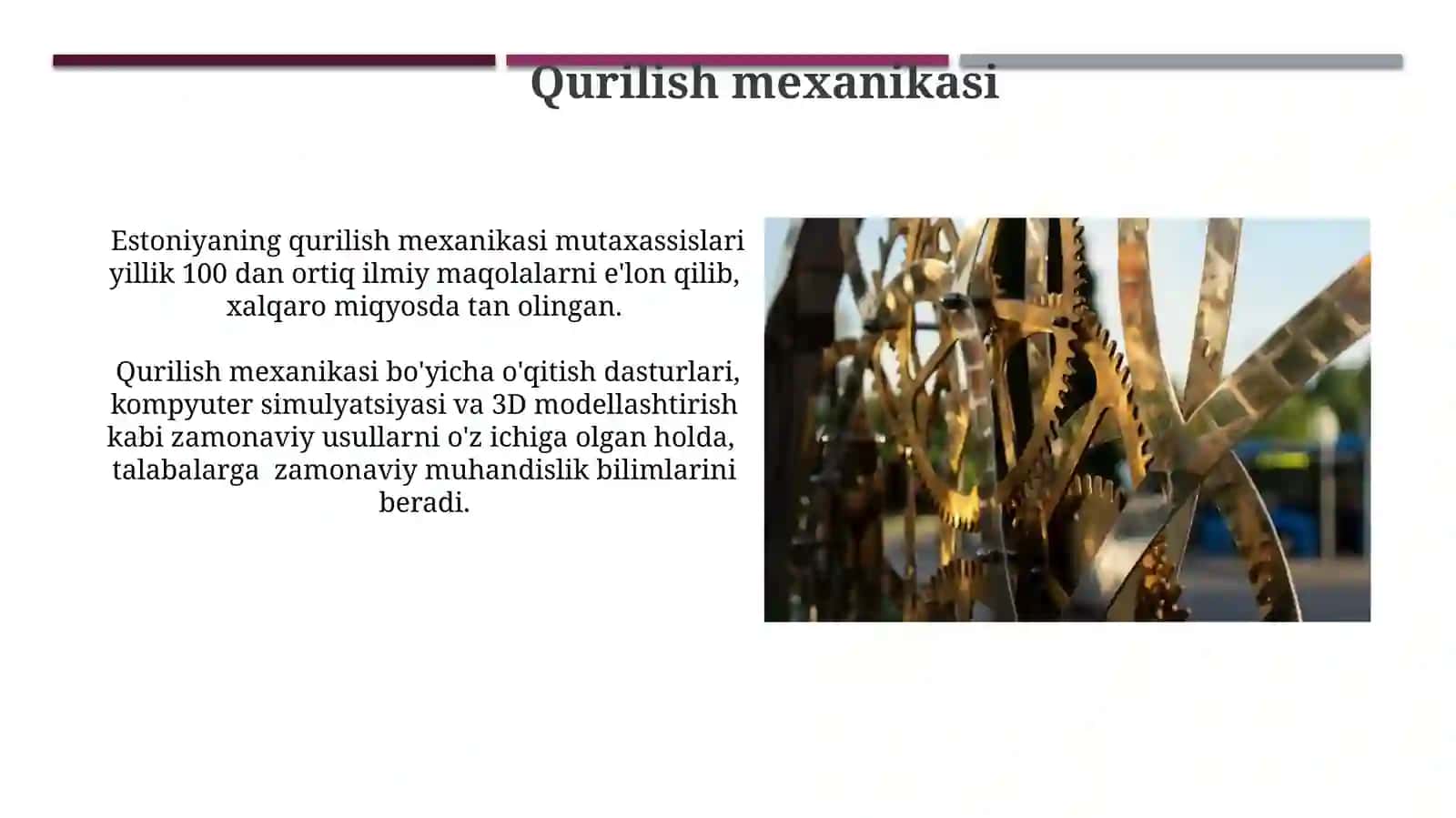 Qurilish mexanikasi 3