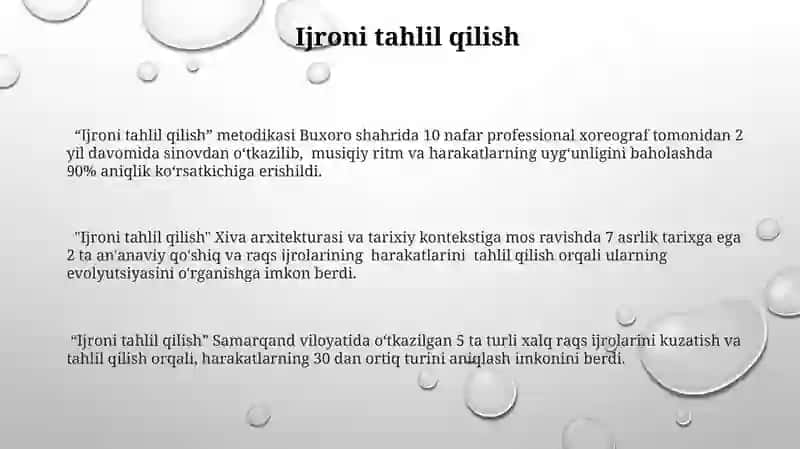 Madaniy Namoyishlarni Tahlil qilish 3
