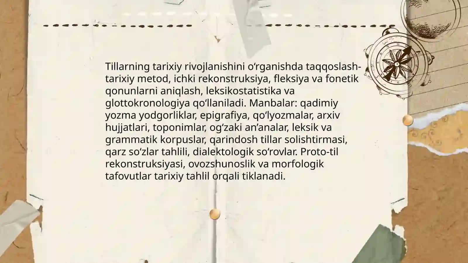 Tillarning tarixiy rivojlanishi 3