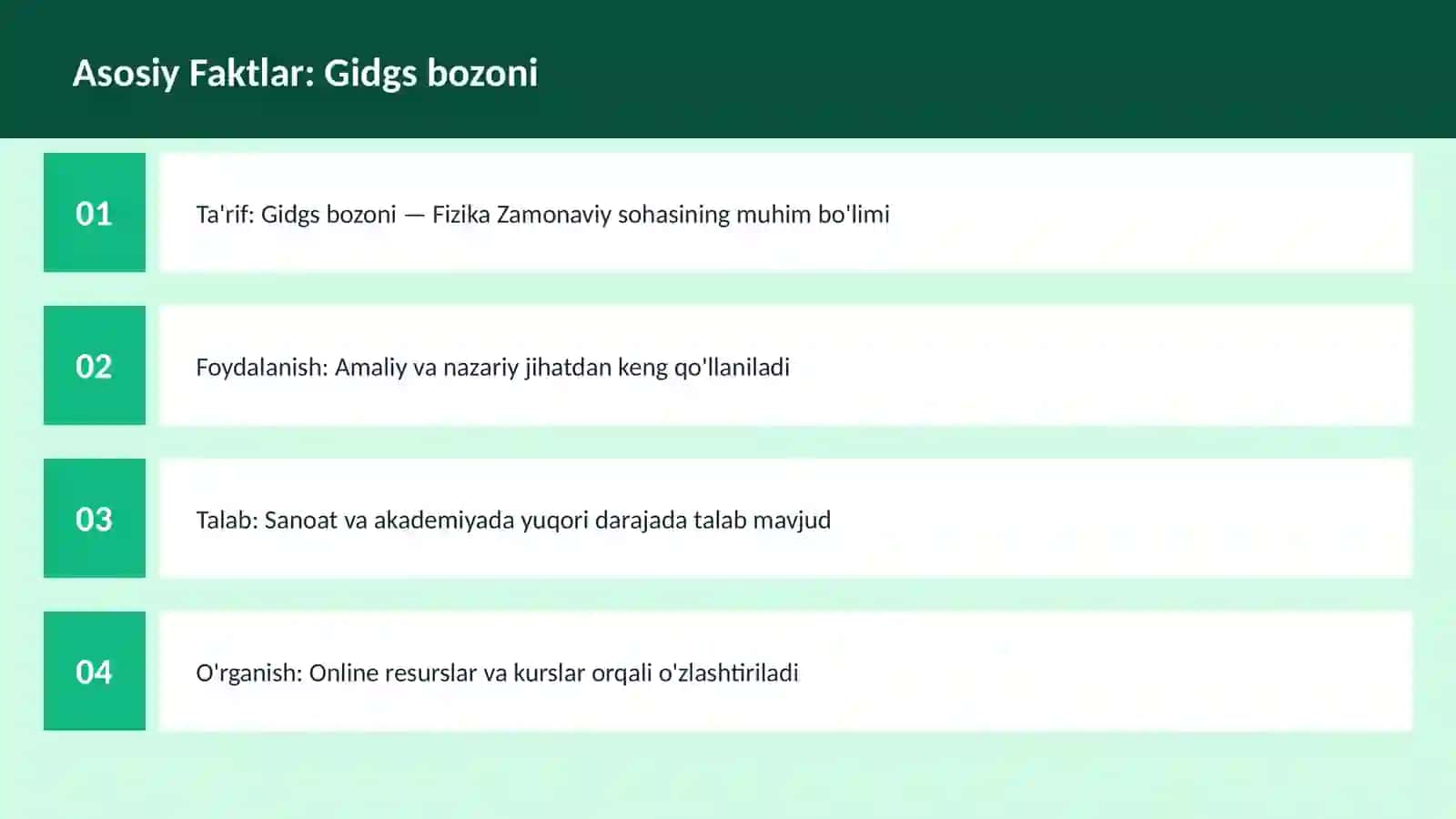 Gidgs bozoni 3