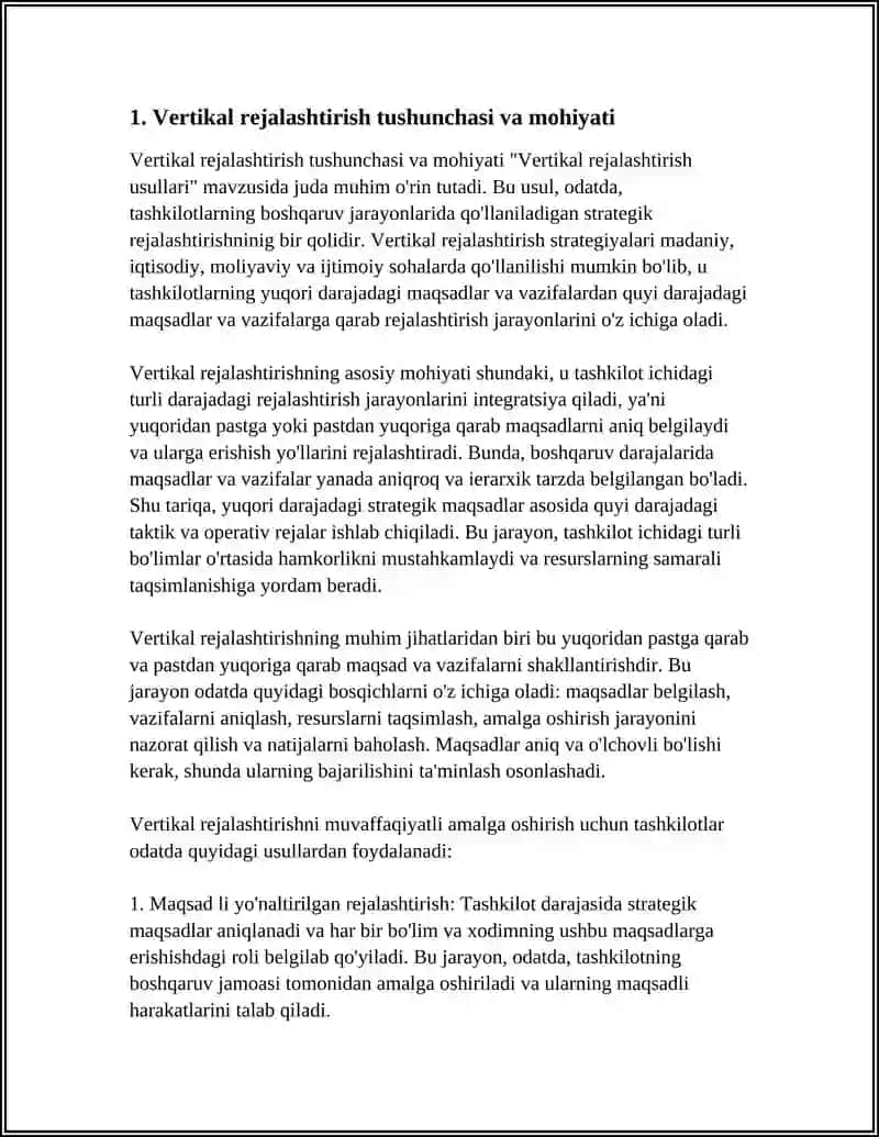 VERTIKAL REJALASHTIRISH USULLARI 3
