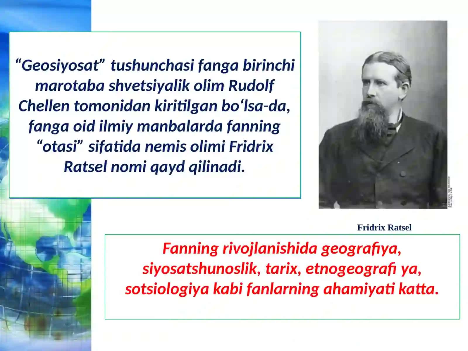 Dunyoning geosiyosiy tizimi va uning shakllanishi 3