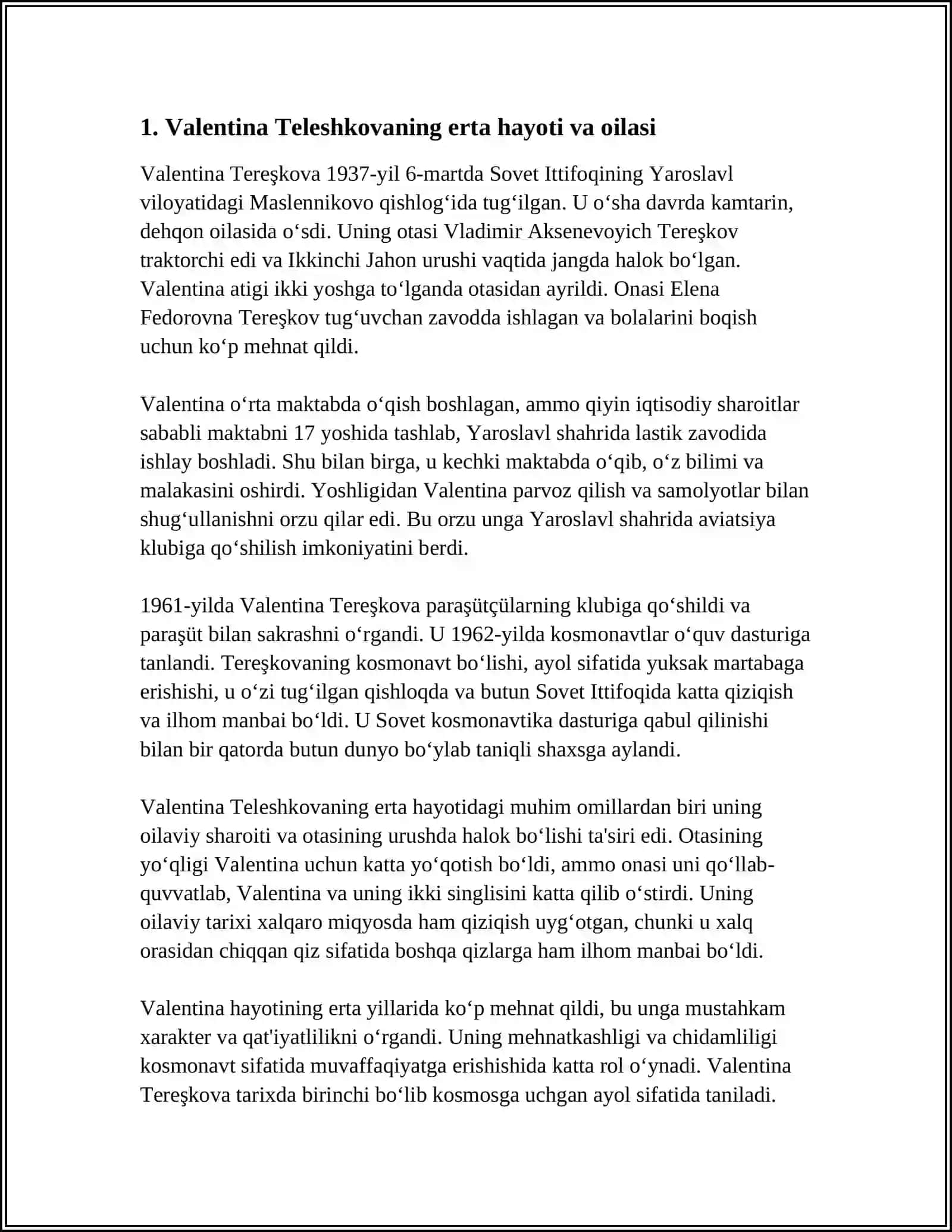 MENGA VALENTINA TELESHKOVA HAQIDA QIL 3