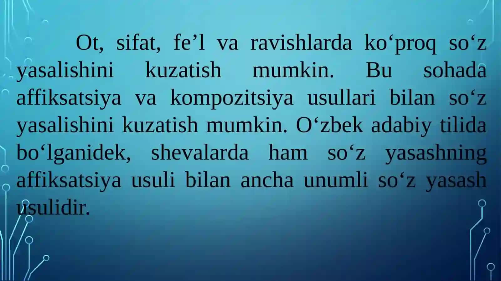 O‘zbek shevalarining grammatik xususiyatlari 3