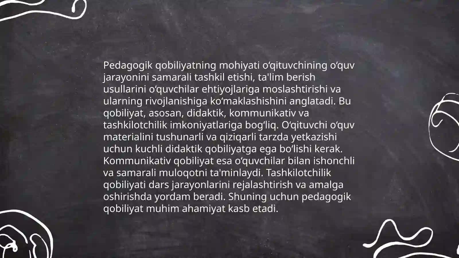 Òqituvchi faoliyatida pedagogik qobiliyat 3