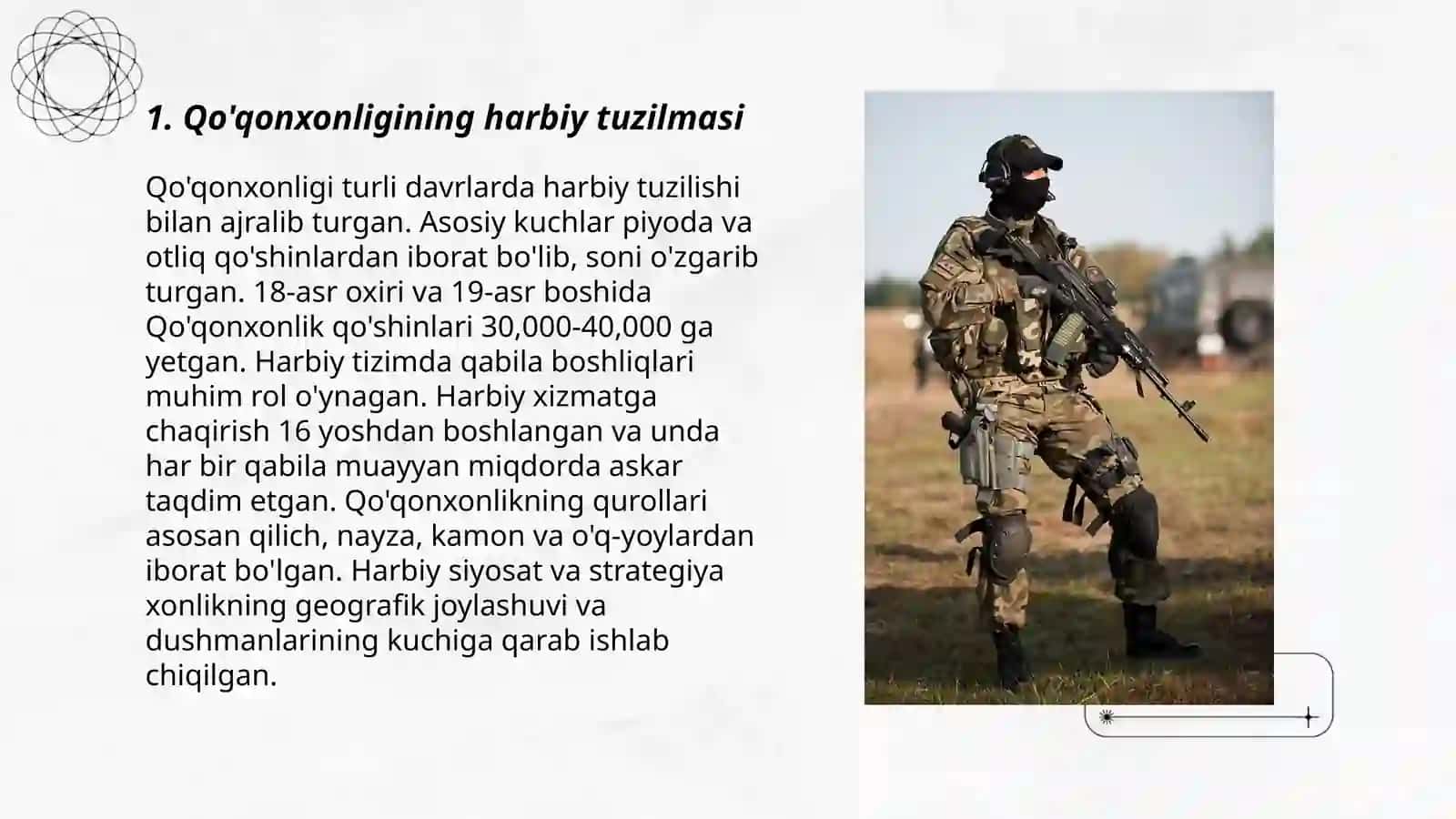 Qo'qonxonligining harbiy boshqaruvi 3