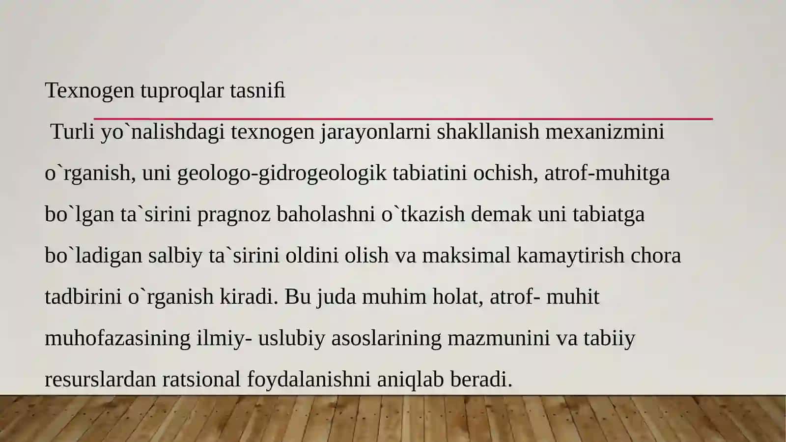 Texnogen tuproqlar evolyutsiyasi 3