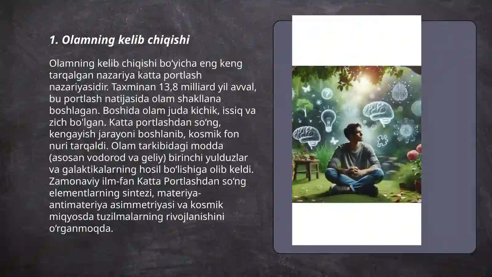 Olamning yaxlit manzarasi 3