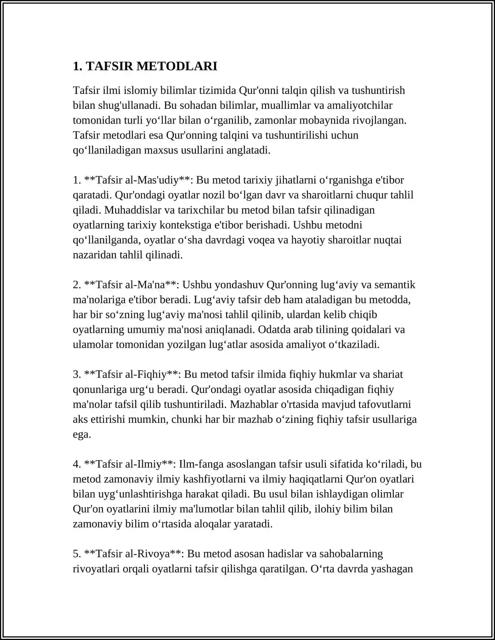 TAFAKKURNI DIOGNOSTIKA QILISH METODLARI 3