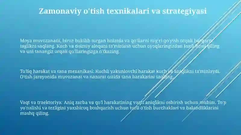 Asosiy uzatish texnikasi 3