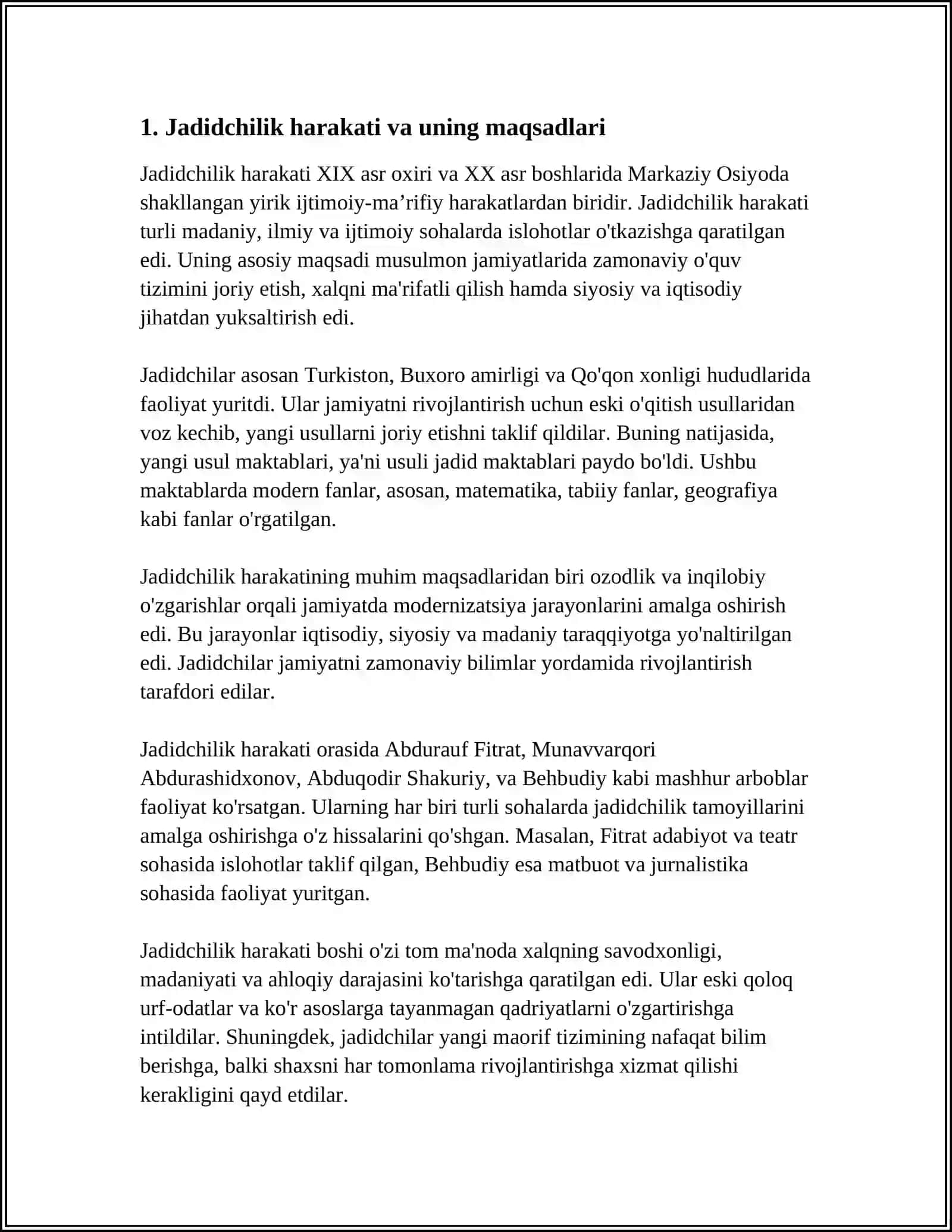 MA'RIFAT BAYROG'IN TUTGAN JADIDLAR 3