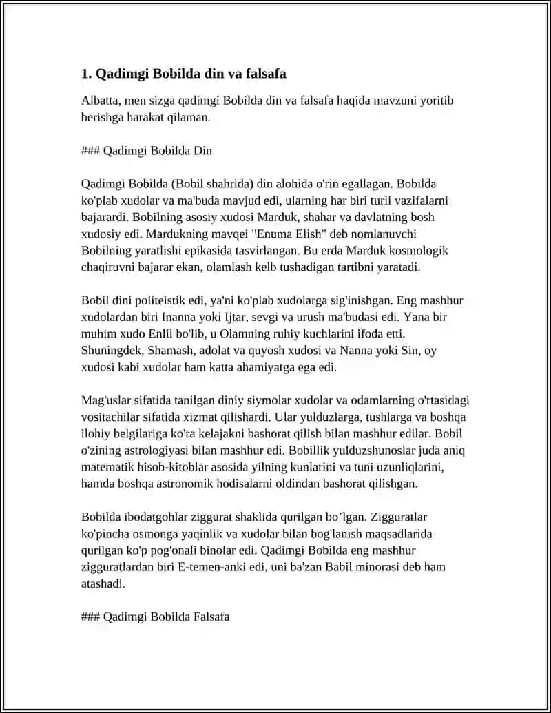 QADIMGI BOBIL FALSAFASI 3
