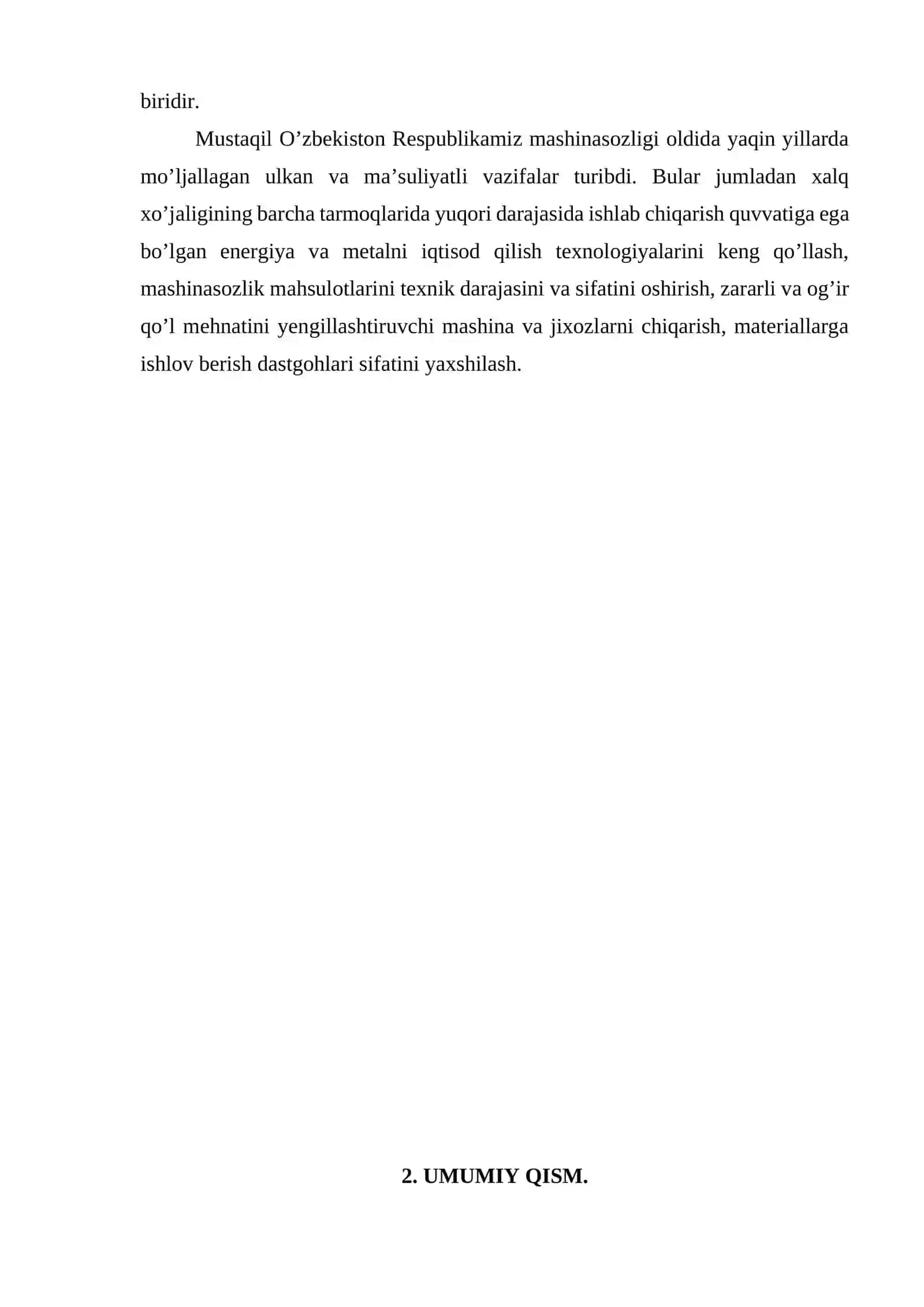 Valik detalini texnologik jarayonini loyihalash 3