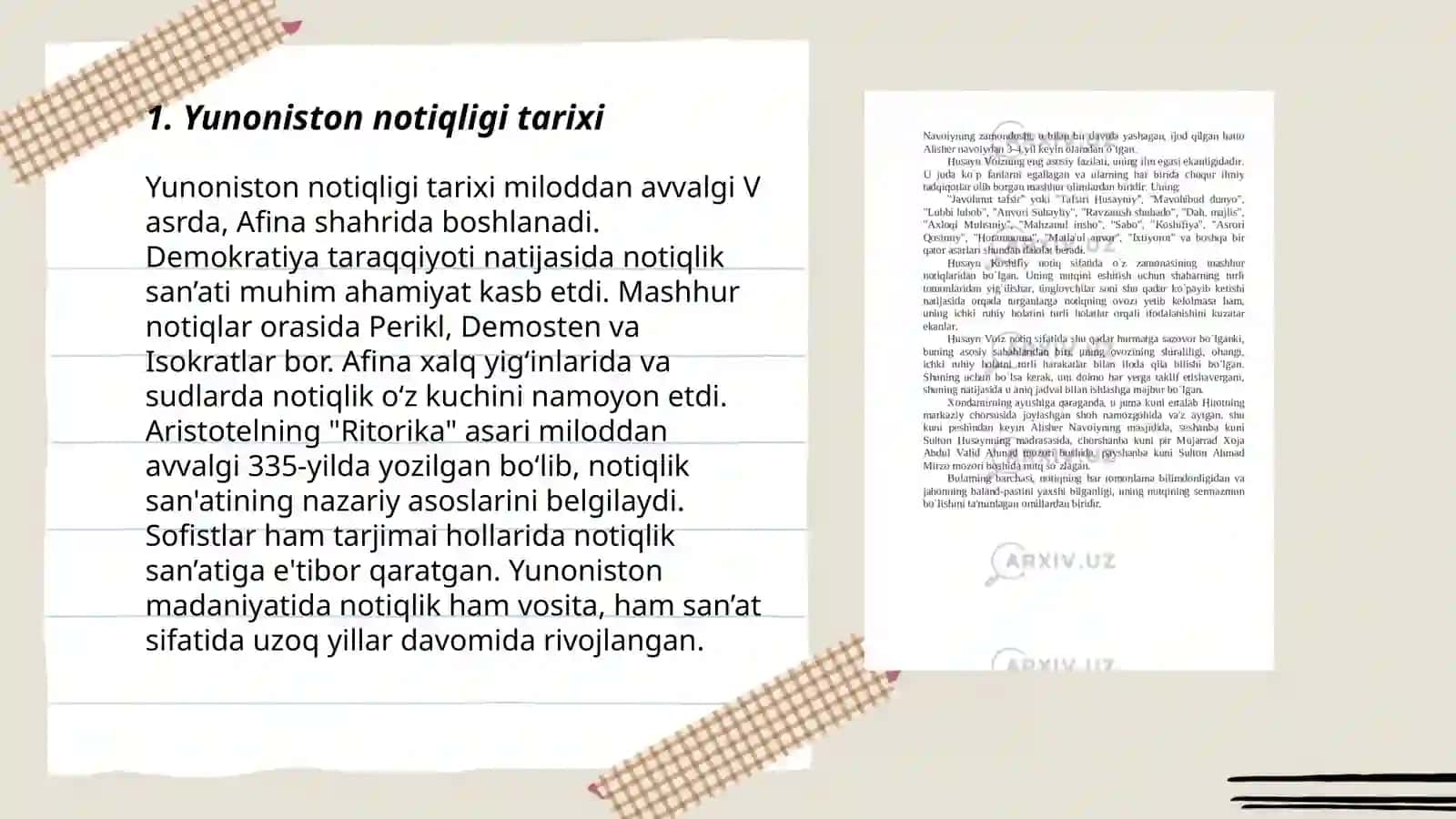 Yunoniston notiqligi tarixi 3
