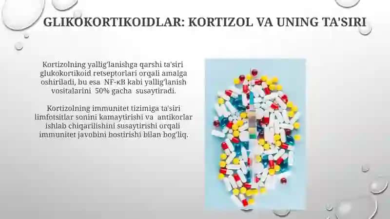 Steroidlar va ularning farmakologiyasi 3