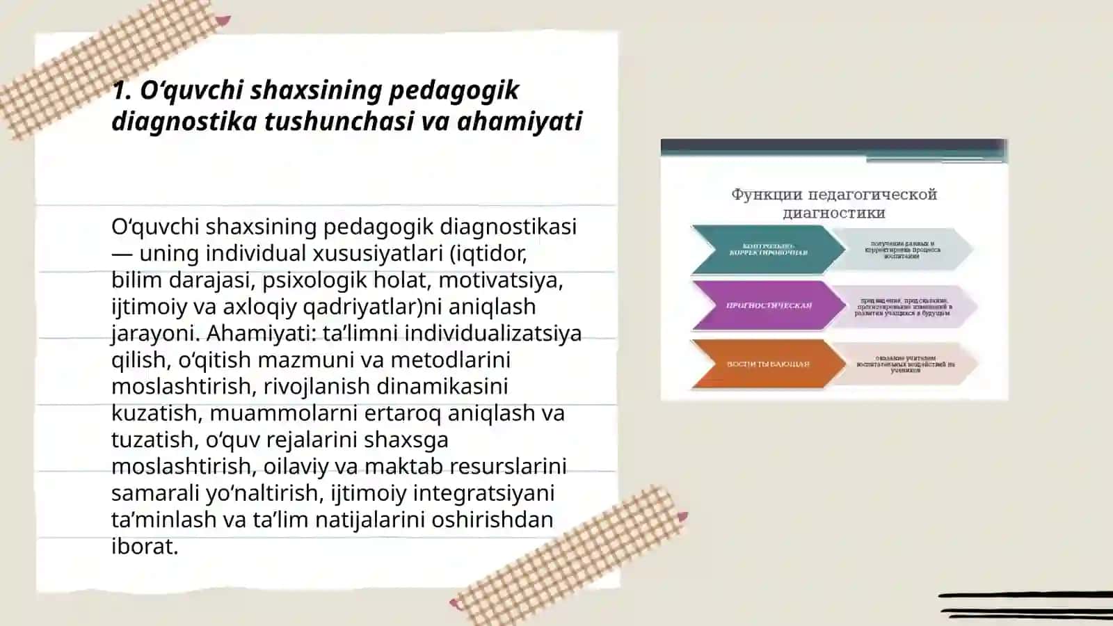 Pedagogik Diagnostika 3