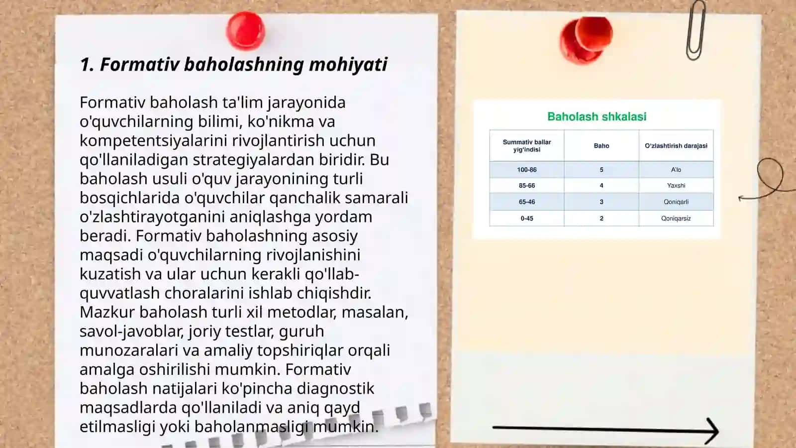 Formativ-rivojlantiruvchi baholash usul va texnologiyalari 3
