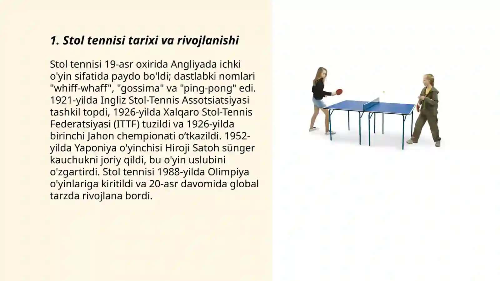 Stol tennisi 3