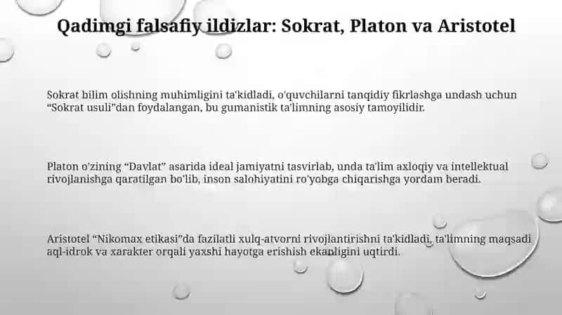 Manaviy tarbiyaning tarixiy nazariy asoslari 3