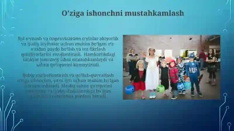 Bolalarni sahnalashtirish va ijodiy faoliyatga tayyorlash 3
