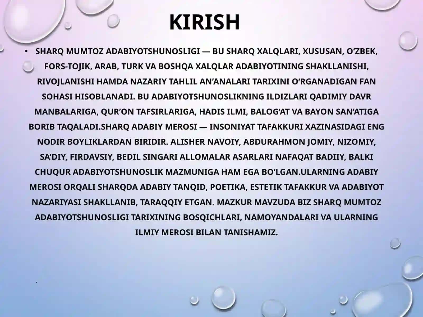 Sharq mumtoz adabiyotshunosligi tarixi 3