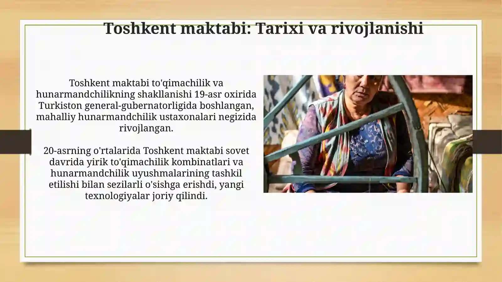 Toshkent maktabi: Tarixi va rivojlanishi 3