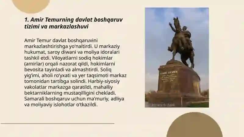 Amir Temur davlat arbobi 3