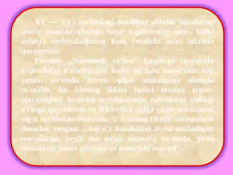 Ta'lim qonuniyatlari va qoidalari 3