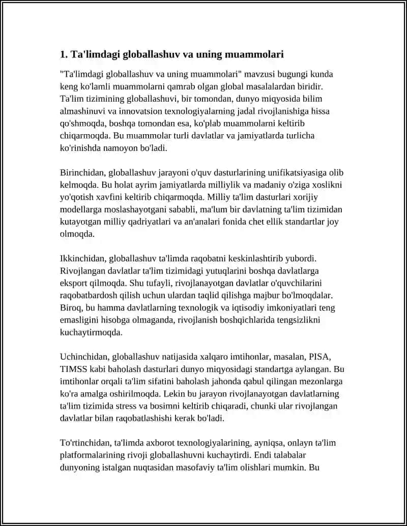 TA'LIM GLOBAL MUAMMO SIFATIDA 3