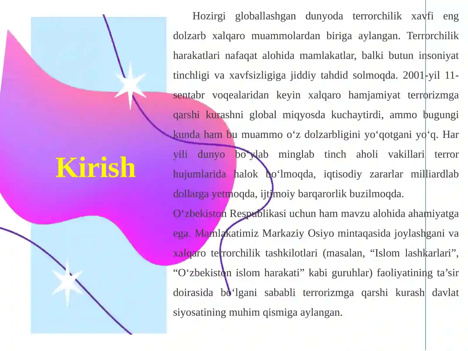 Terrorchilik harakatlarining vujudga kelish sabablari va tarixi 3