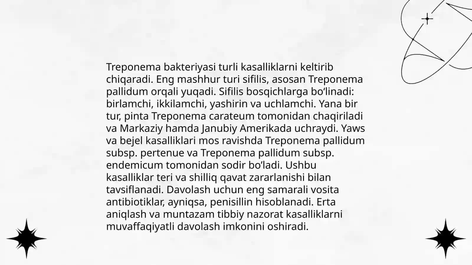 Treponsoma kasalligi va uning ahamiyati 3
