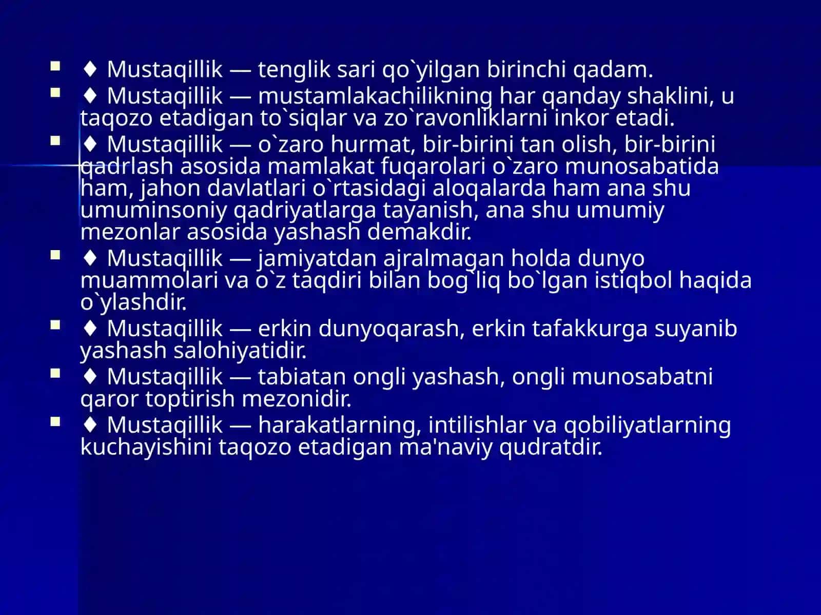 O'zbekiston Mustaqil Suveren Davlat 3