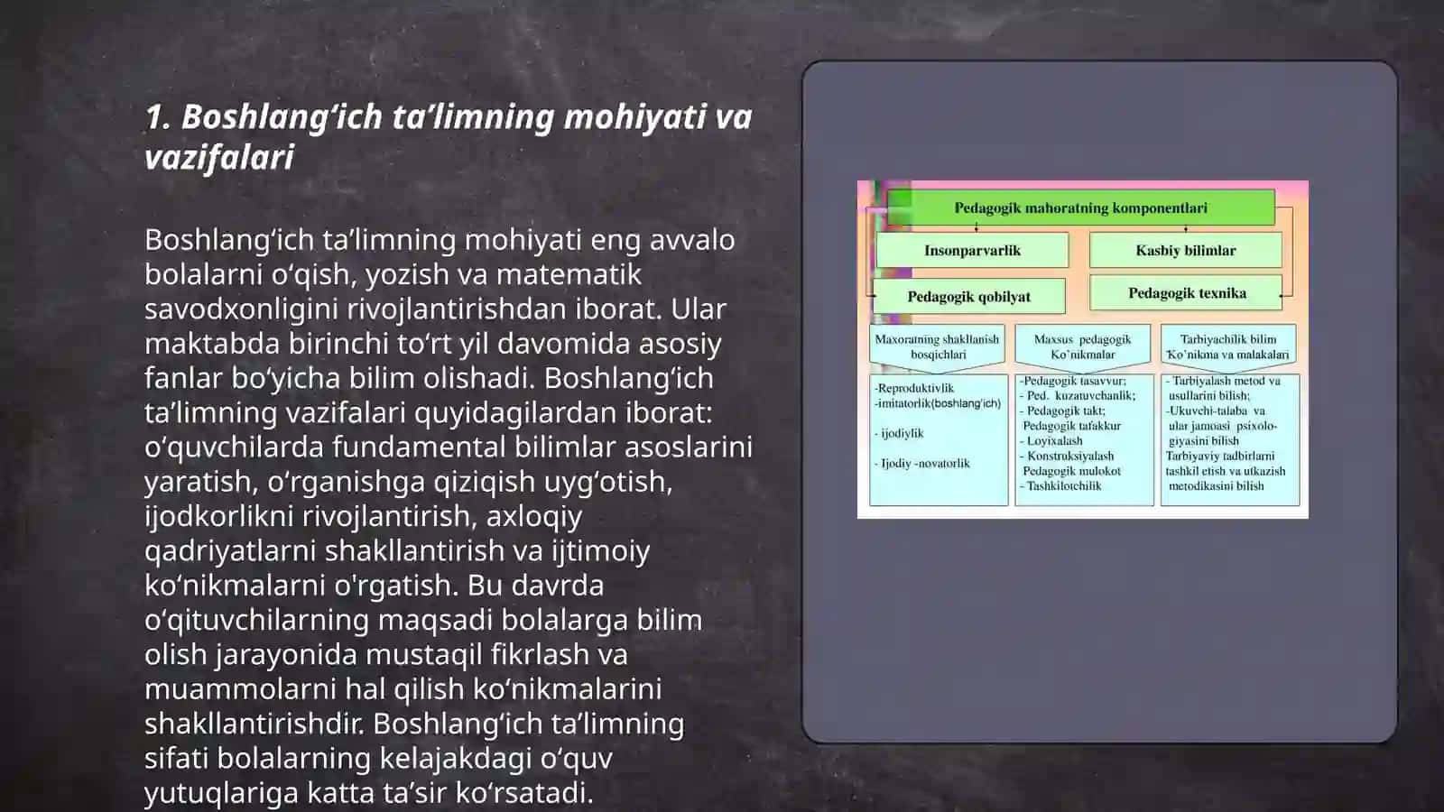 Boshlangʻich taʼlim pedagogikasining umumiy asoslari 3
