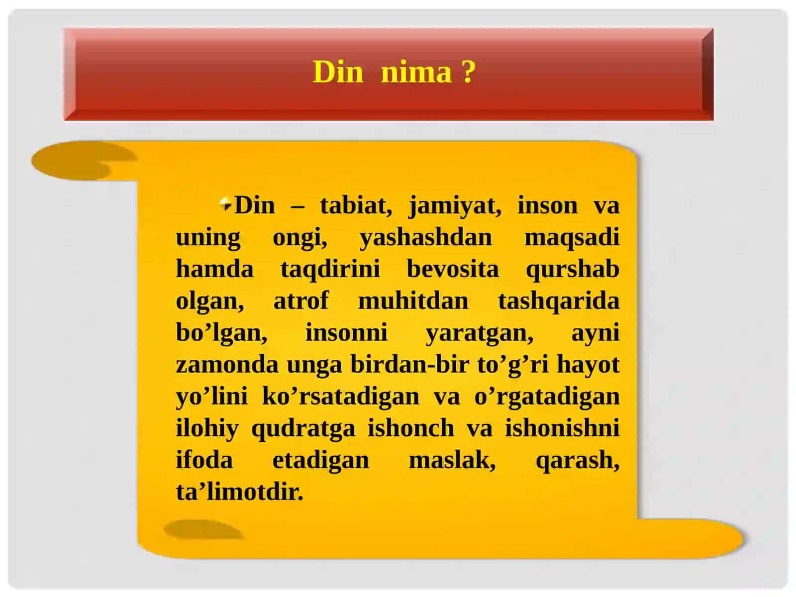 DIN MADANIYAT FENOMENI 3
