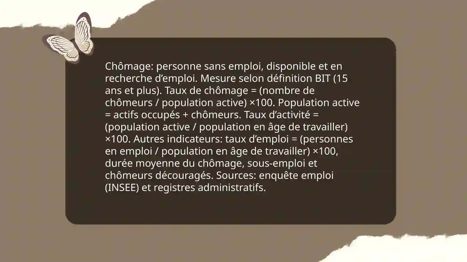Le chomage 3