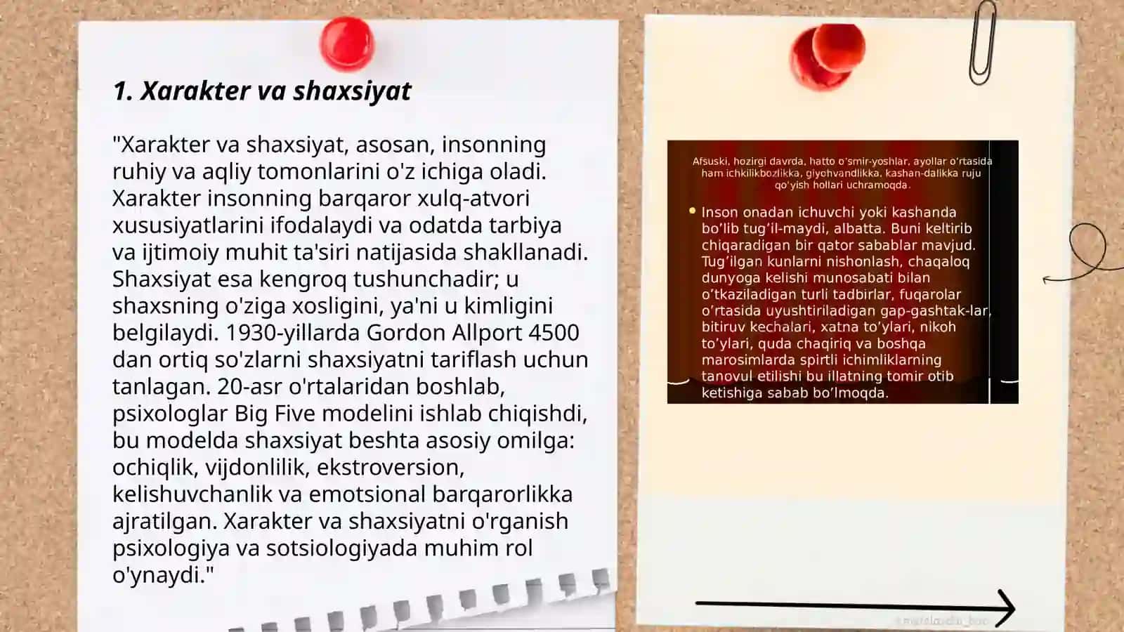 Xarakter va shaxsiyat 3