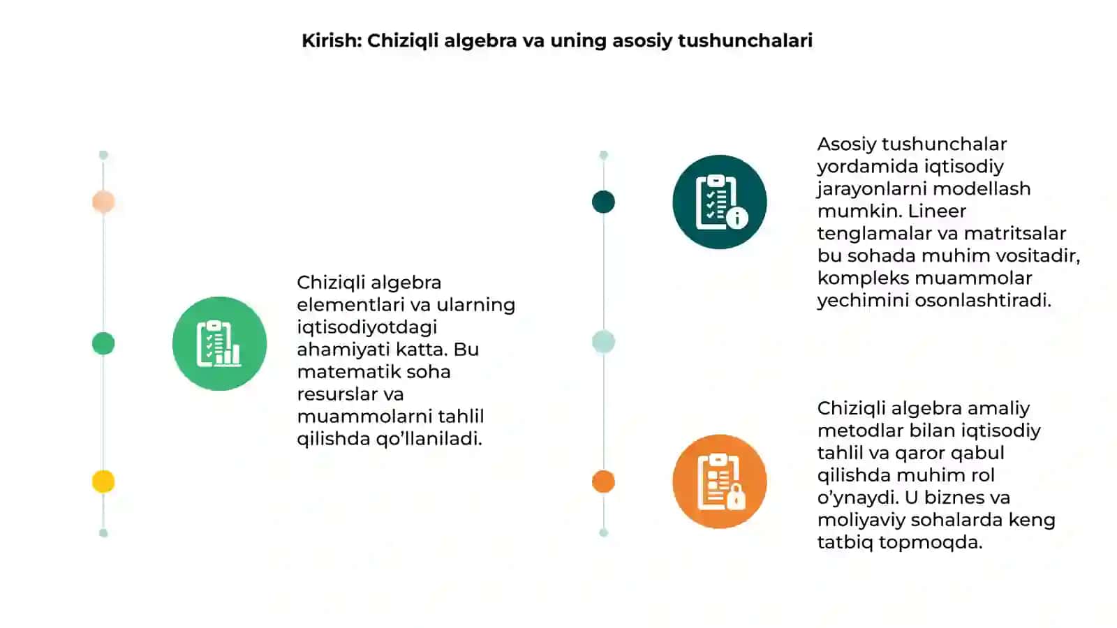 Chiziqli algebra elementlari va ularning iqtisodiyotdagi tatbiqi 3