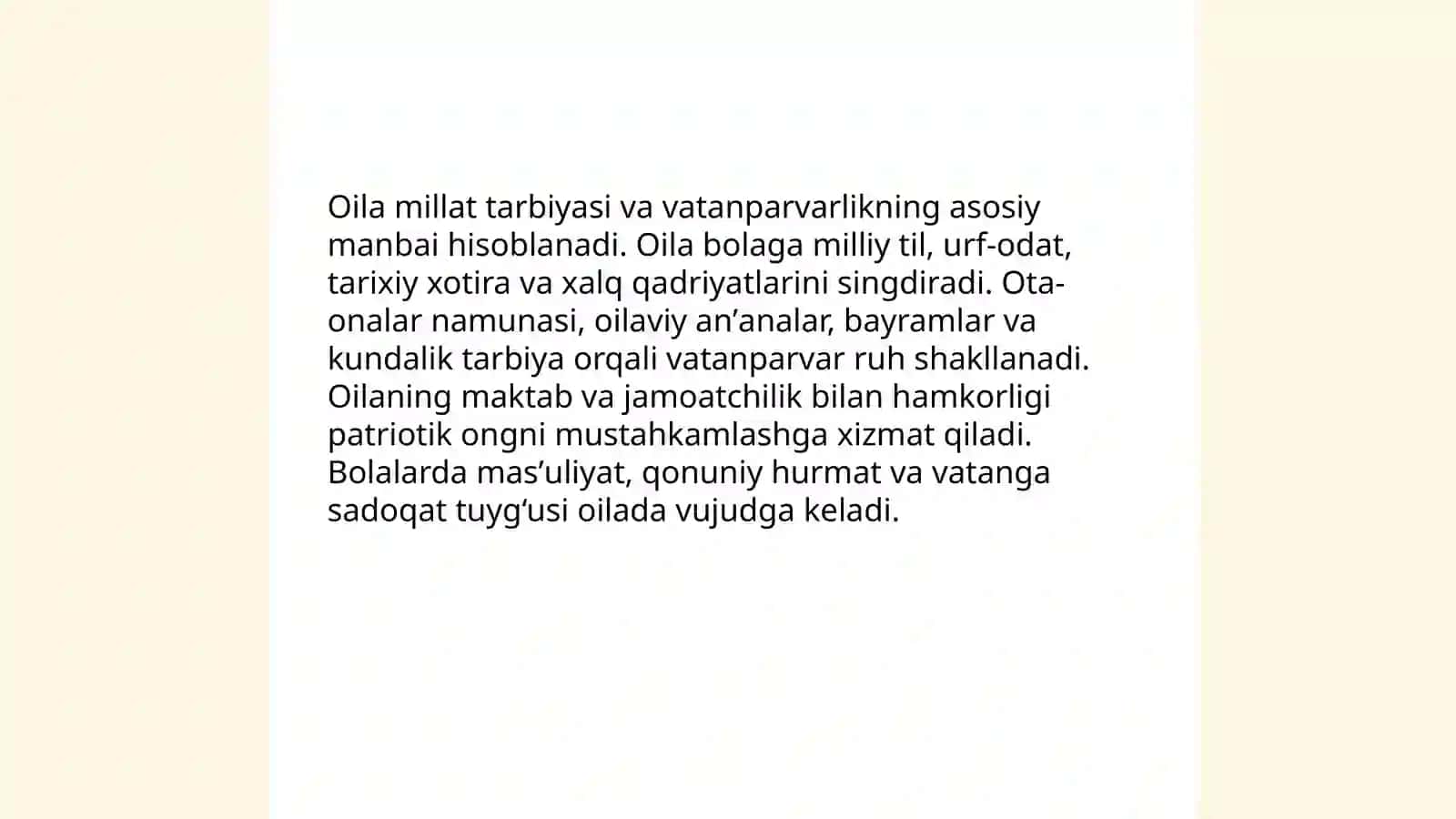 Millat tarbiyasi va vatanparvarlik 3