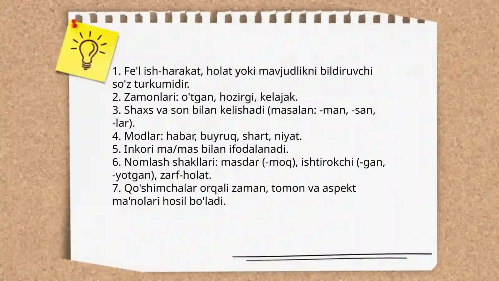 Fe'l so'z turkumi 3