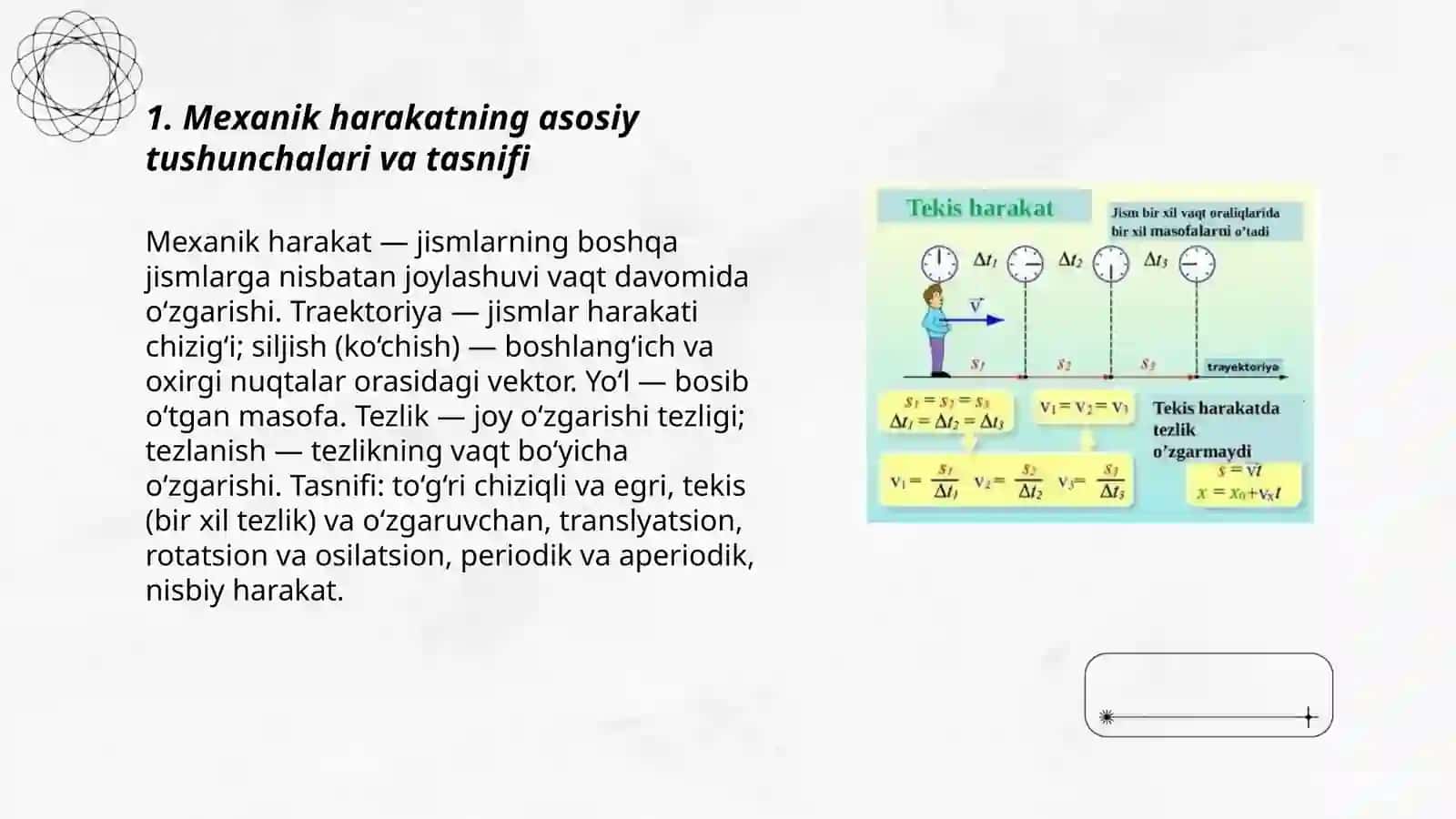 Mexanik harakat 3