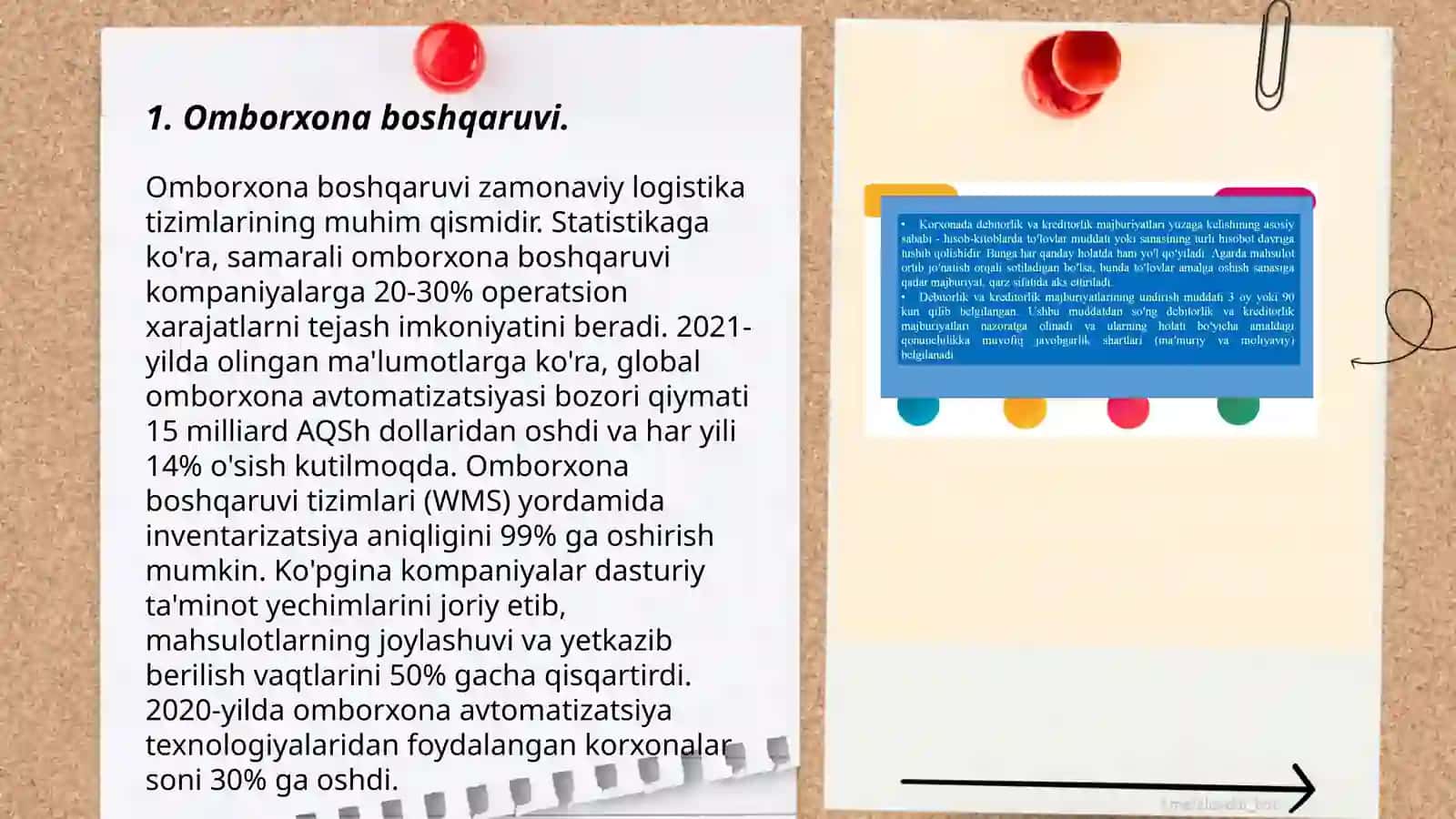 Omborda hisob yuritish 3