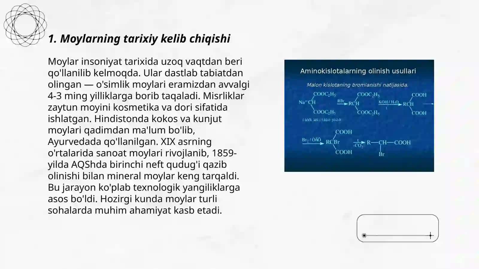 Moylarning kelib chiqishi va olinish usullari 3