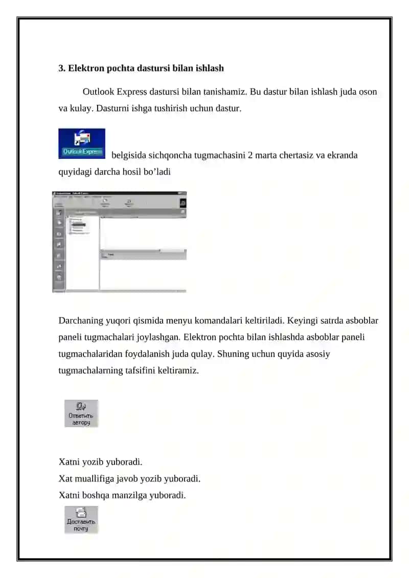 Elektron pochta xizmatidan foydalanish 3