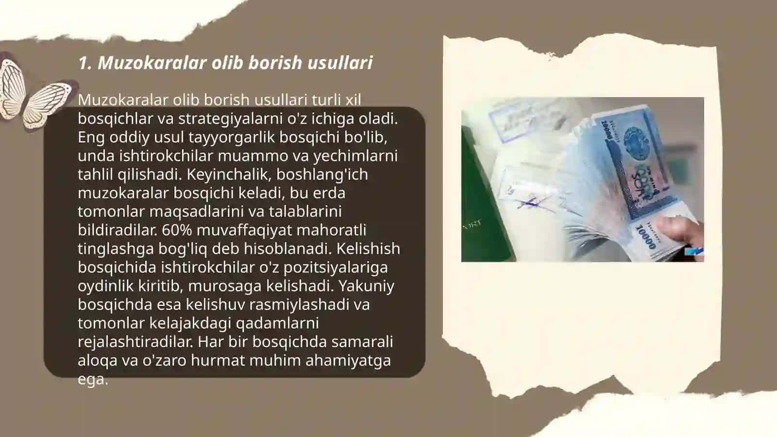 Muzokaralar olib borish usullari 3