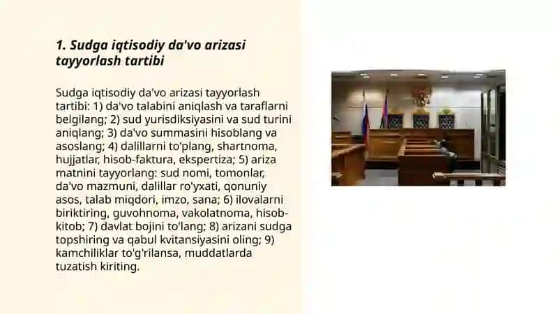 Sudda iqtisodiy ishlarni qo’g’atish 3