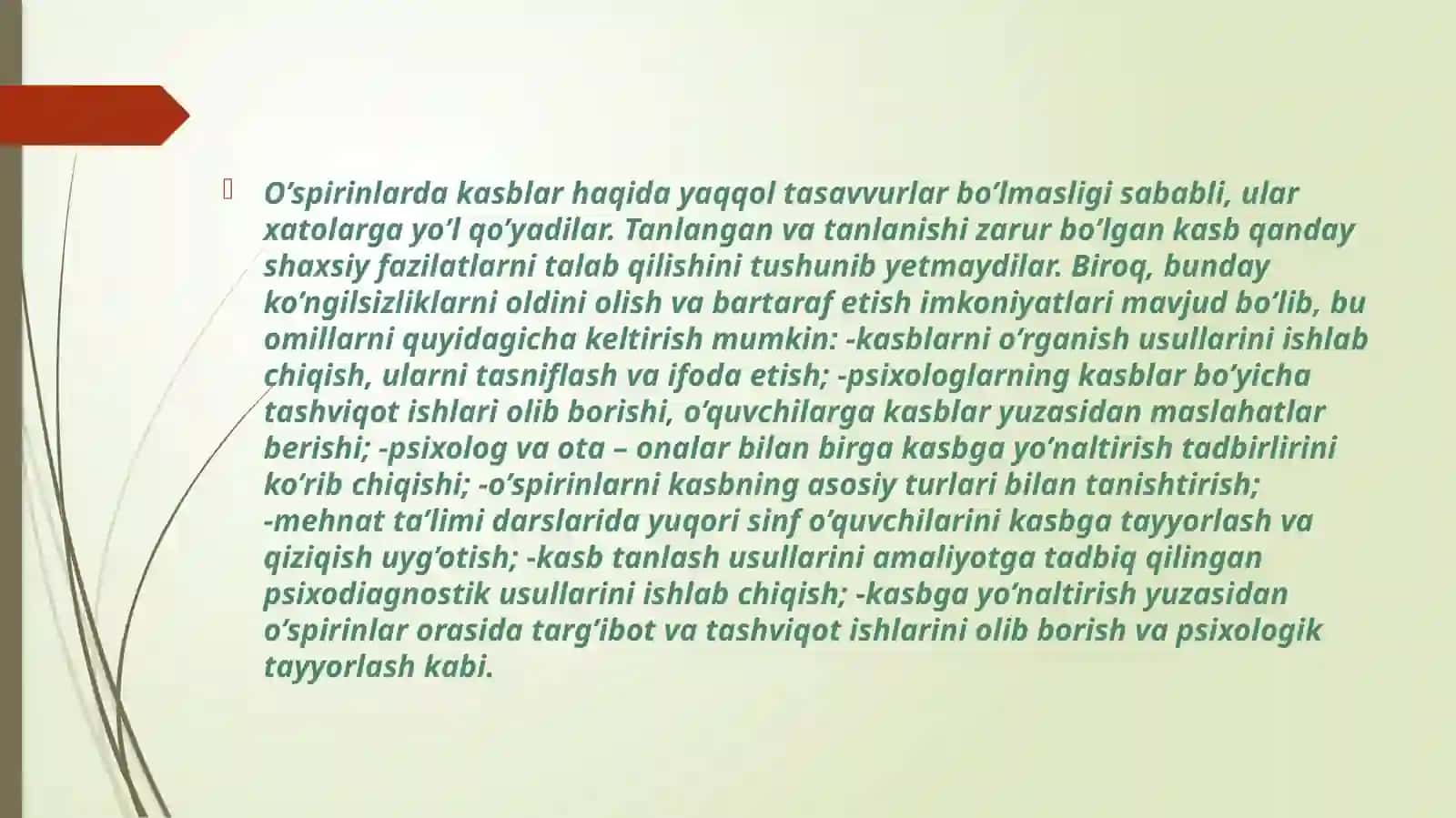 O’spirinlik davrida kasb tanlashga doir muamollar 3